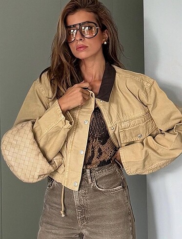 Zara Krem Bej Kot Ceket