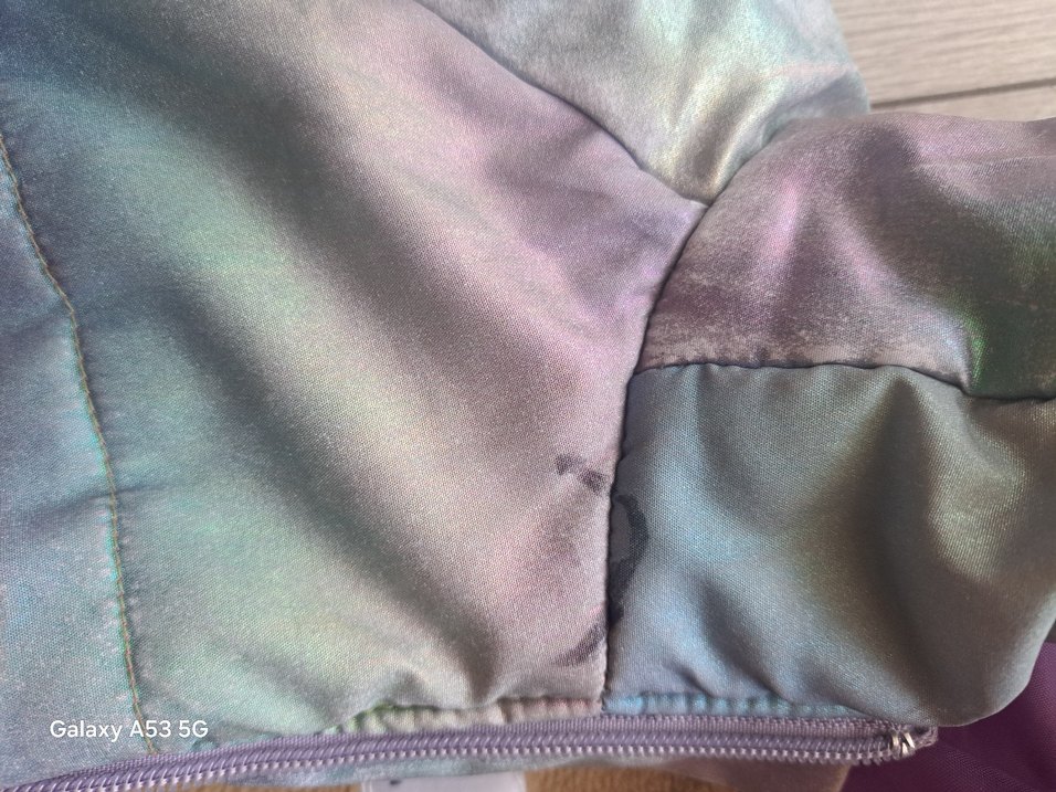 Kız Çocuk Kapüşonlu Renkli Fermuarlı Mont - Görsel 2