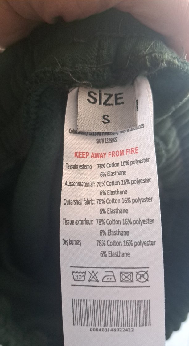 Kadın Haki Rahat Kesim Fermuarlı Eşofman - Görsel 2