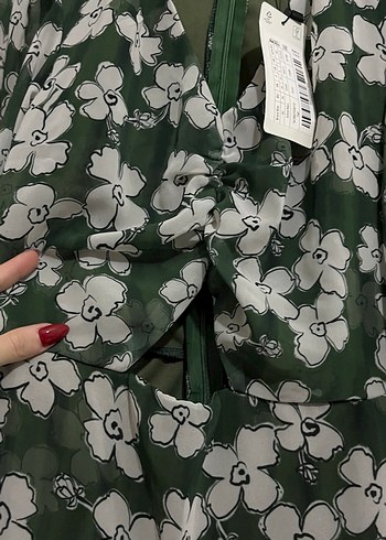 Trendyolmilla Çiçekli Tulum - Görsel 3