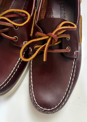 Kahverengi Klasik Erkek Ayakkabı Bağcıkları - Görsel 8