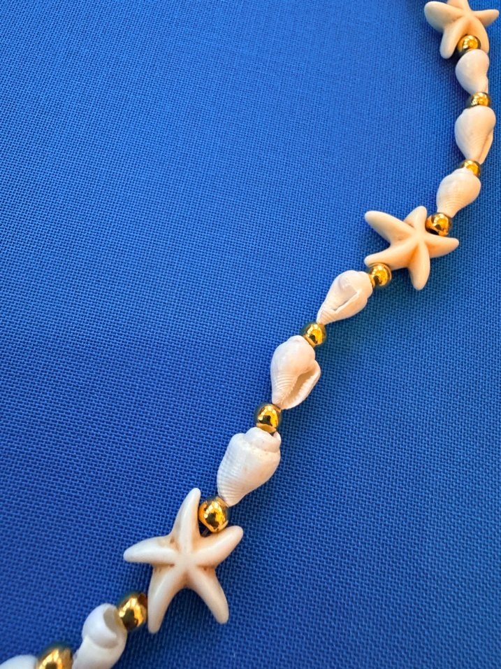 Deniz Yıldızı Boncuklu Midi Kolye - Görsel 3