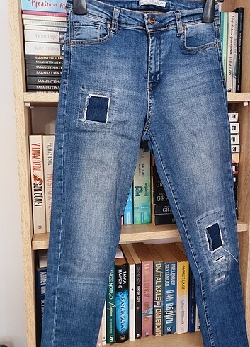 xs Beden lacivert Renk Jean pant