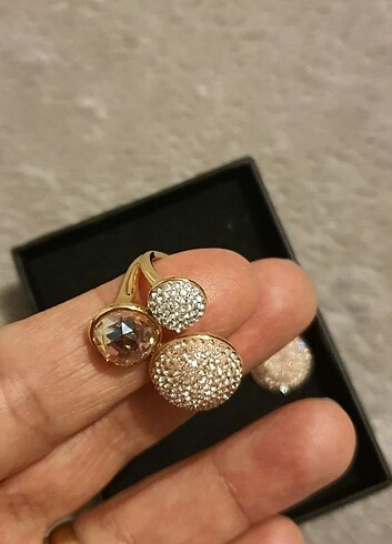 swarovski Swarowski kupe ve yuzuk takim