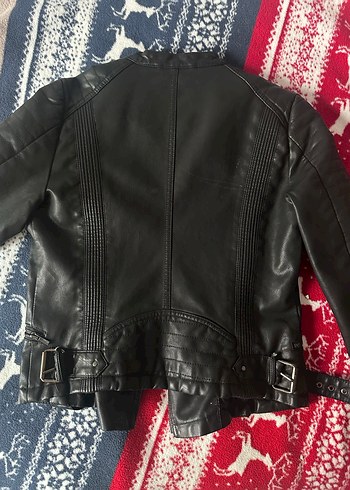 Colins Deri Biker Ceket - Görsel 3