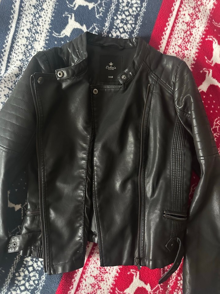 Colins Deri Biker Ceket - Görsel 2