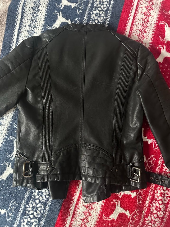 Colins Deri Biker Ceket - Görsel 3