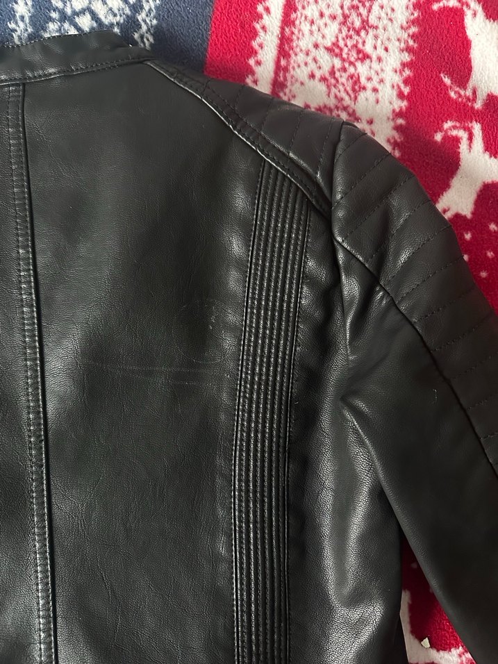 Colins Deri Biker Ceket - Görsel 5