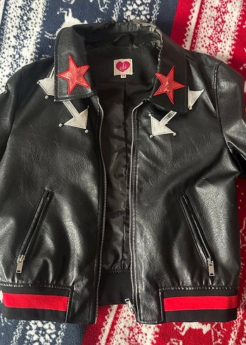 Nakışlı Deri Ceket - Görsel 2