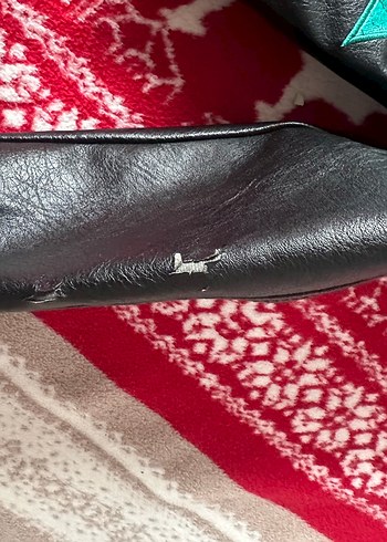 Nakışlı Deri Ceket - Görsel 11