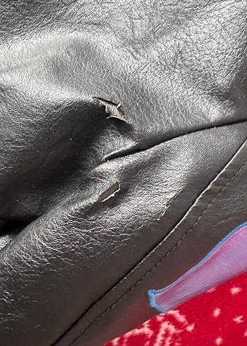 Nakışlı Deri Ceket - Görsel 9