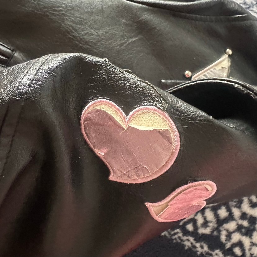 Nakışlı Deri Ceket - Görsel 5