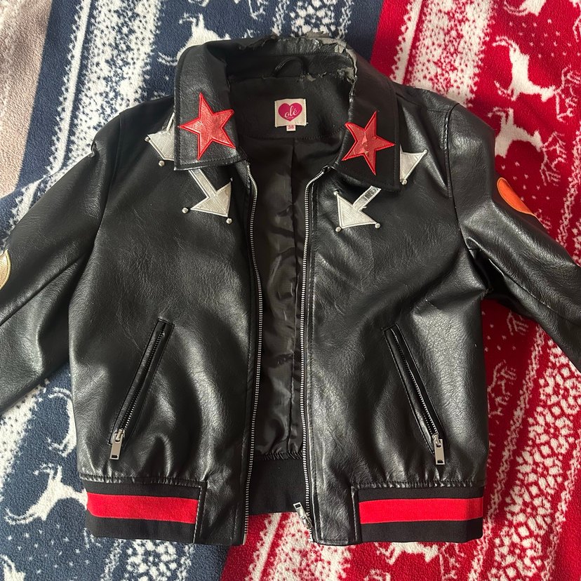 Nakışlı Deri Ceket - Görsel 2