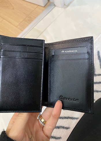 Karaca Siyah Deri Erkek Cüzdan - Görsel 2