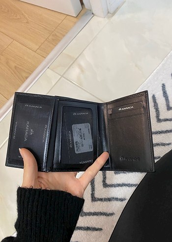 Karaca Siyah Deri Erkek Cüzdan - Görsel 3