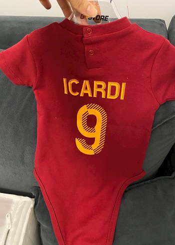 Gs Kırmızı Erkek Bebek Kısa Kollu Body - Görsel 2