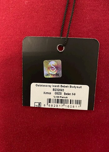 Gs Kırmızı Erkek Bebek Kısa Kollu Body - Görsel 4