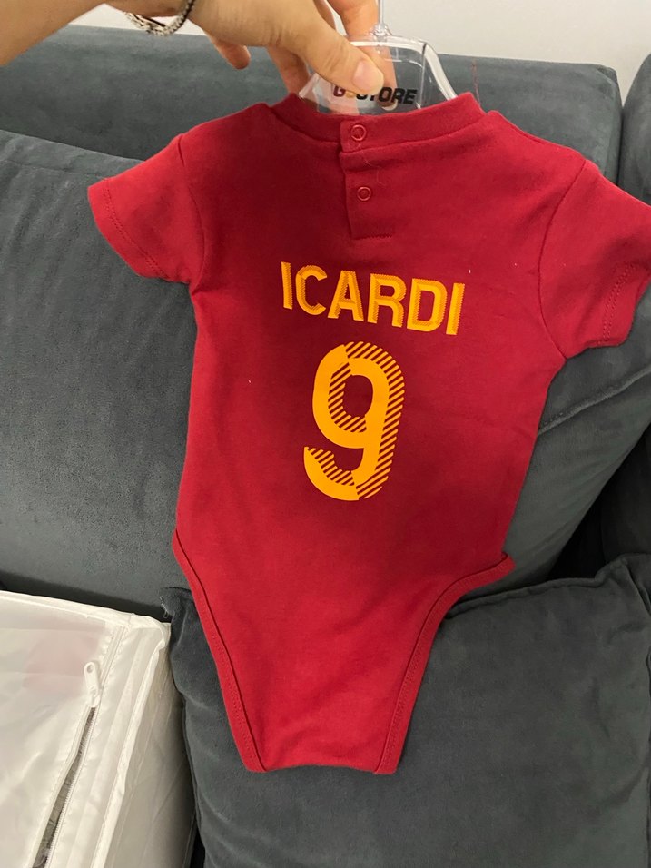 Gs Kırmızı Erkek Bebek Kısa Kollu Body - Görsel 3