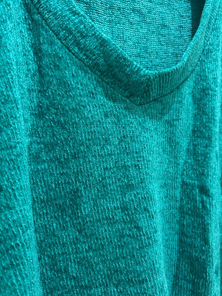 Turkuaz Kadın Triko Uzun Kollu Kazak - Görsel 3