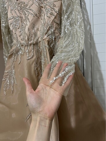 İşlemeli Abiye - Görsel 5