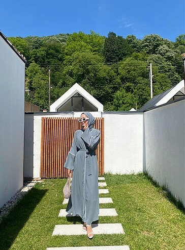 m Beden mavi Renk Abaya