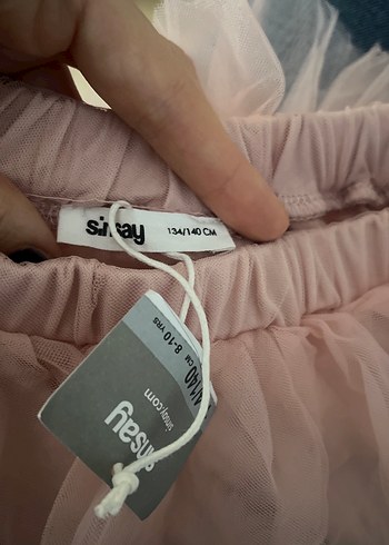 Kız Çocuk Pembe Fırfırlı Etek - Görsel 2