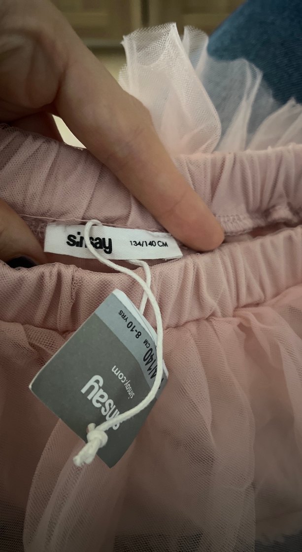 Kız Çocuk Pembe Fırfırlı Etek - Görsel 2