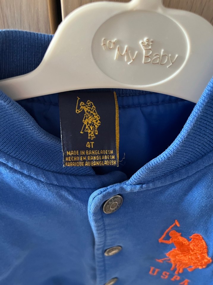 Erkek Çocuk Mavi Düğmeli Street Wear Ceket - Görsel 3