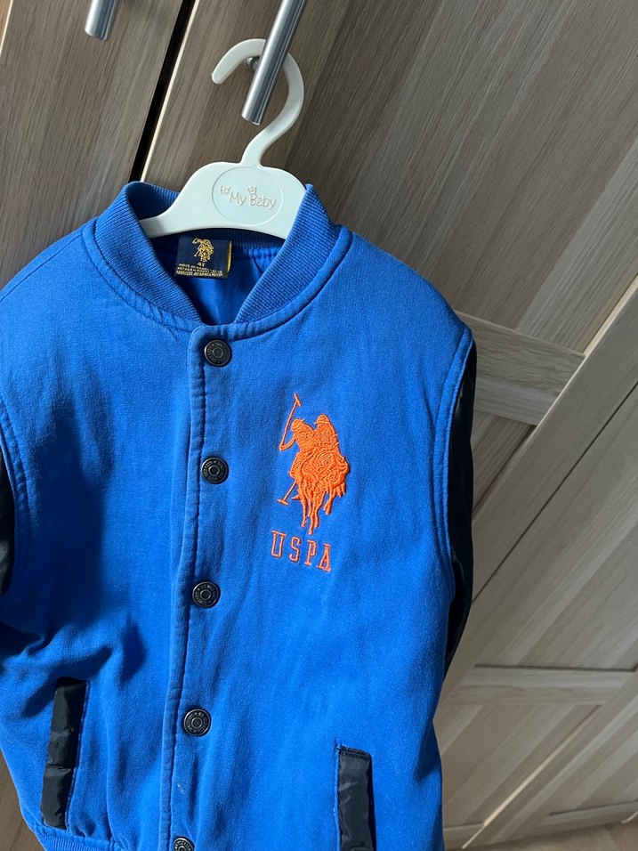 Erkek Çocuk Mavi Düğmeli Street Wear Ceket - Görsel 2