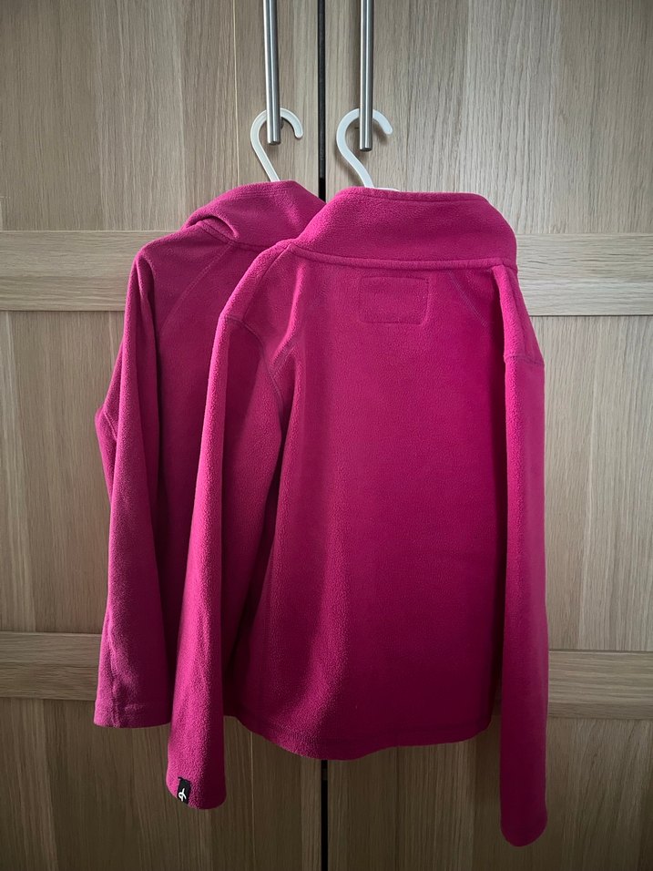 Pembe Fermuarlı Polar Ceket - Görsel 4