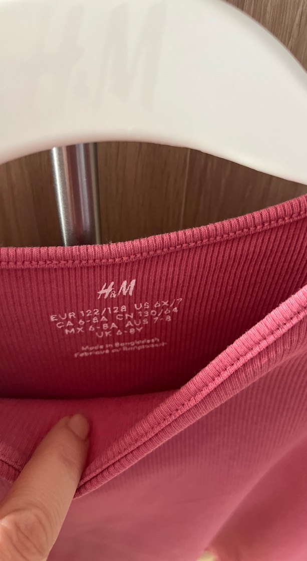 Kız Çocuk Pembe Uzun Kollu tshirt - Görsel 3