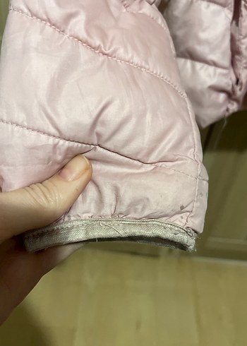 Kız Çocuk Pembe mont - Görsel 5