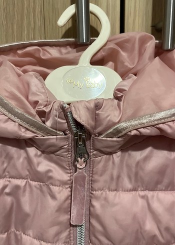 Kız Çocuk Pembe mont - Görsel 2