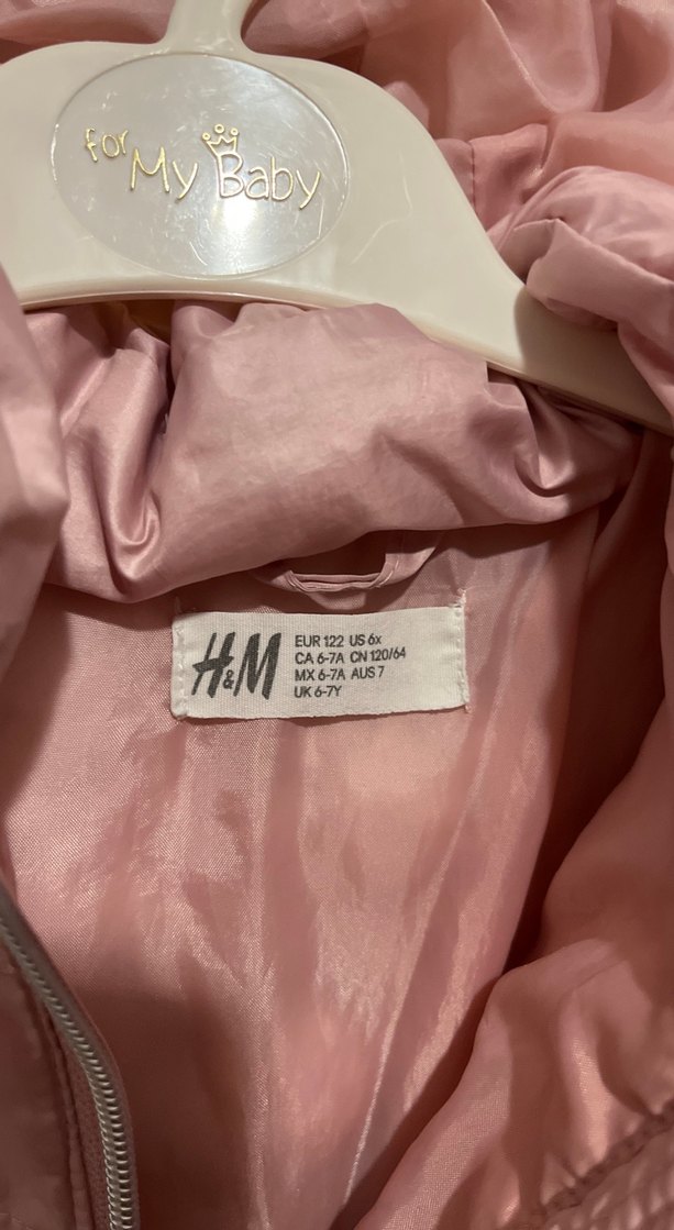 Kız Çocuk Pembe mont - Görsel 3