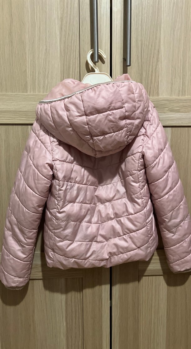 Kız Çocuk Pembe mont - Görsel 4