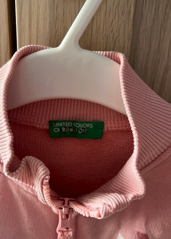 Kız Çocuk Pembe Fermuarlı Hirka - Görsel 3