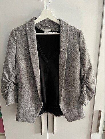 HM ceket + Zara bluz