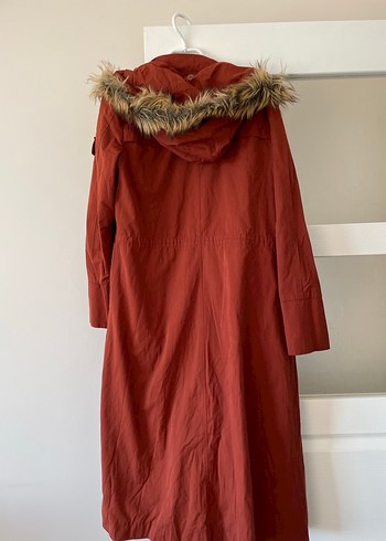 Kahverengi Süet Kadın Kış Montu - Görsel 3