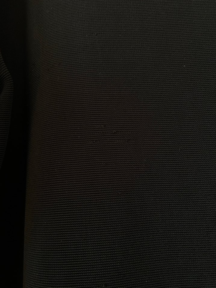 Drapeli Siyah Midi Kumaş Pantolon - Görsel 4