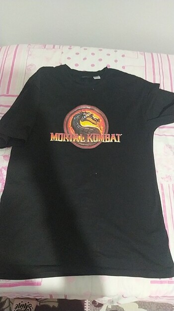 Mortal Kombat baskılı unisex tsort