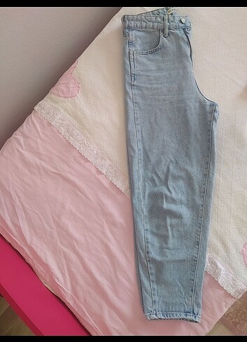 26 Beden mavi Renk Addax Mom jeans