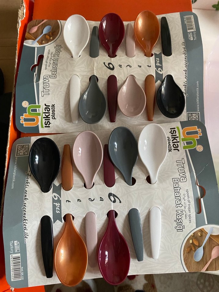 6'lı Plastik kaşık - Görsel 2