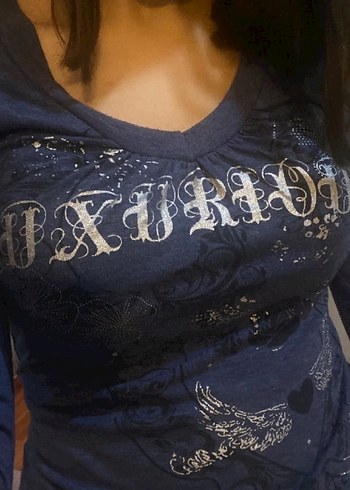 Shein y2k goth bluz - Görsel 2