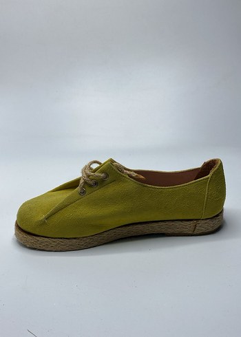 Sarı Süet Kadın Espadril - Görsel 2