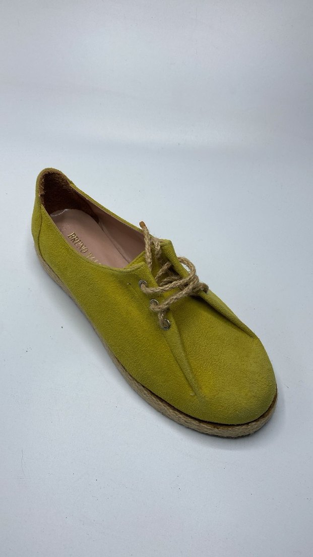 Sarı Süet Kadın Espadril - Görsel 5