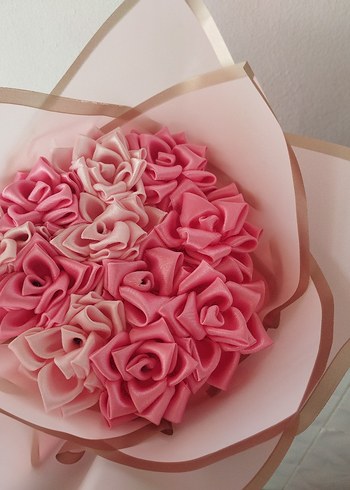 Pastel Pembe çiçek Buketi