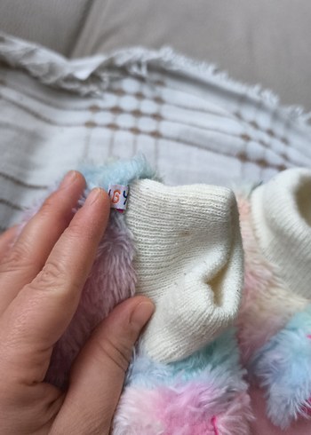 Renkli Kız Çocuk Panduf - Görsel 2