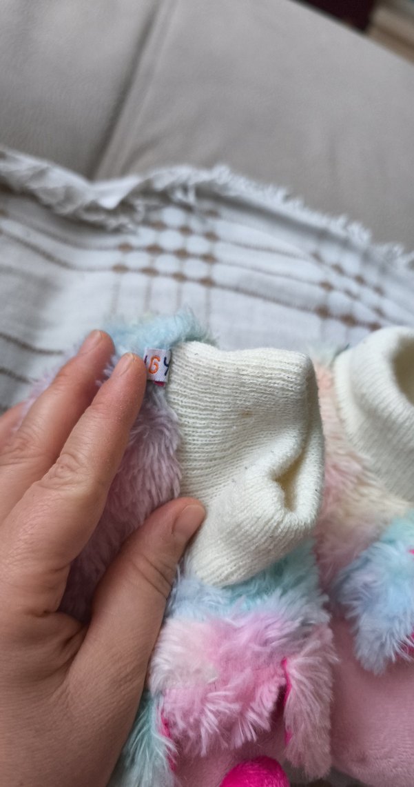 Renkli Kız Çocuk Panduf - Görsel 2