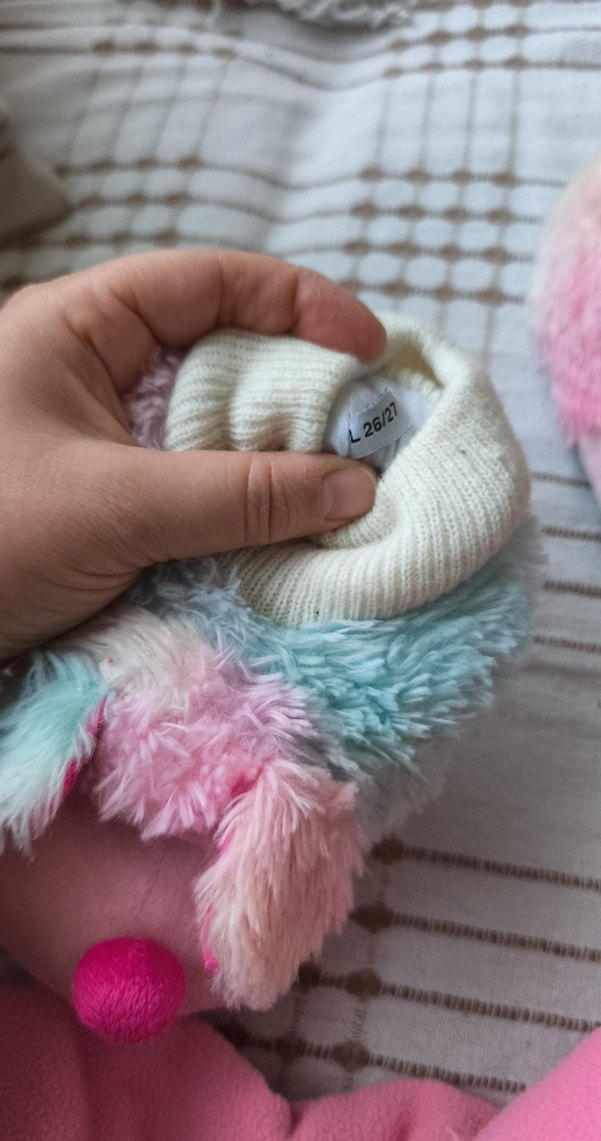 Renkli Kız Çocuk Panduf - Görsel 3