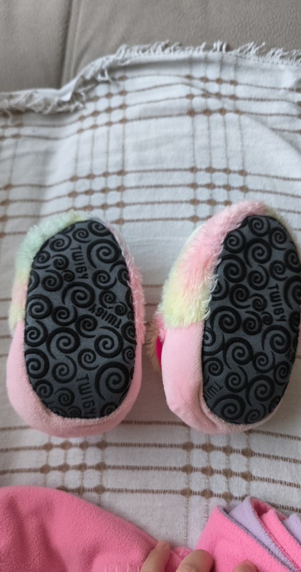 Renkli Kız Çocuk Panduf - Görsel 4